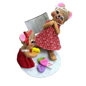 Annalee Valentine’s Day Mouse Figurines – Love & Heart Candy – Collectible Decor